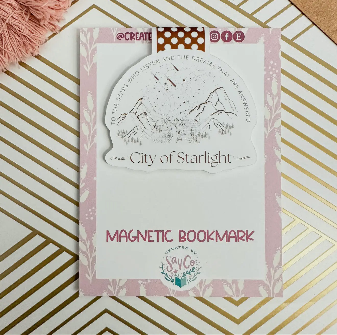 ACOTAR City of Starlight Magnetic Bookmark