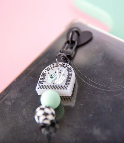 Vibin' With My Demons Kindle Charm
