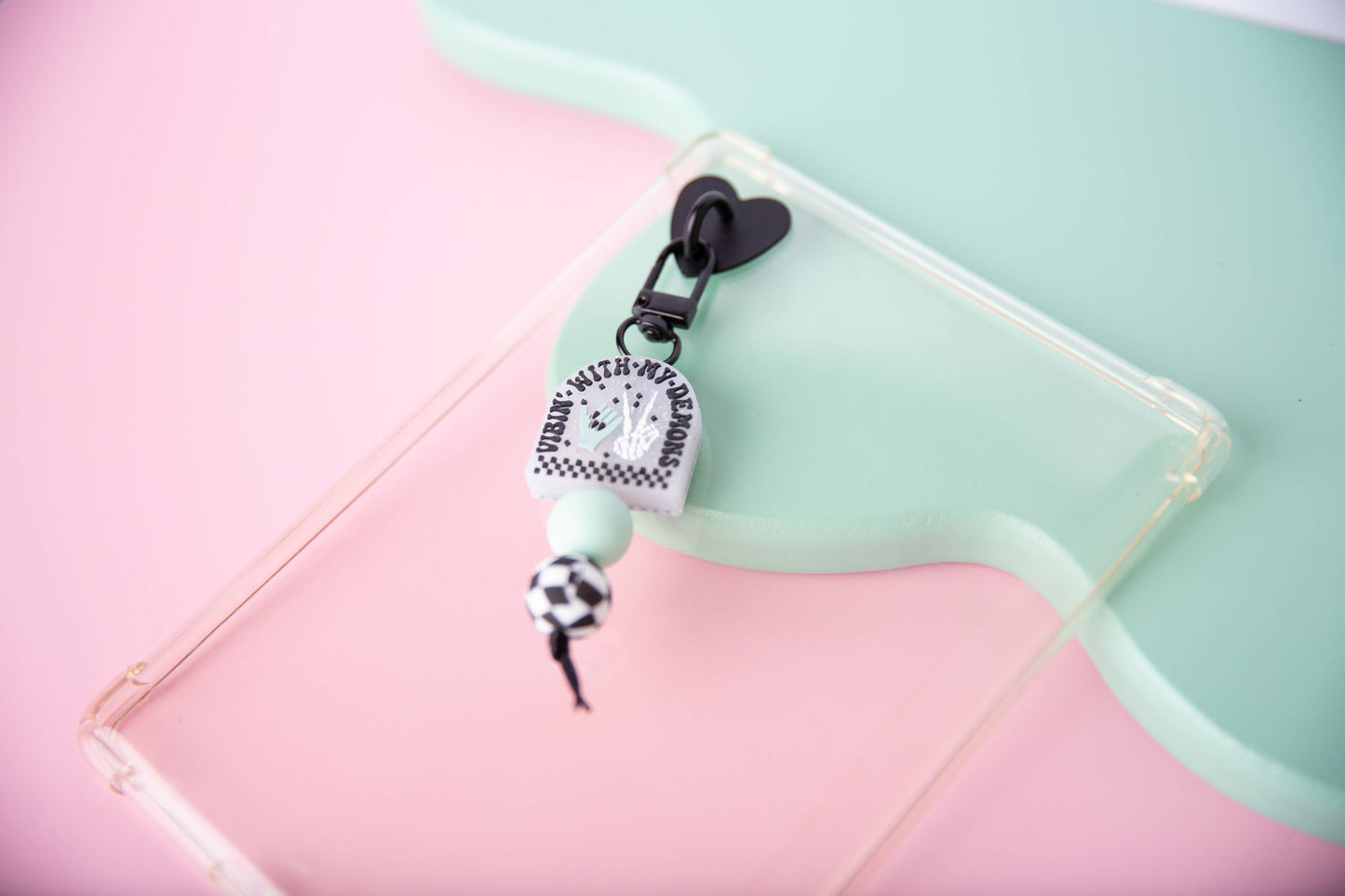 Vibin' With My Demons Kindle Charm