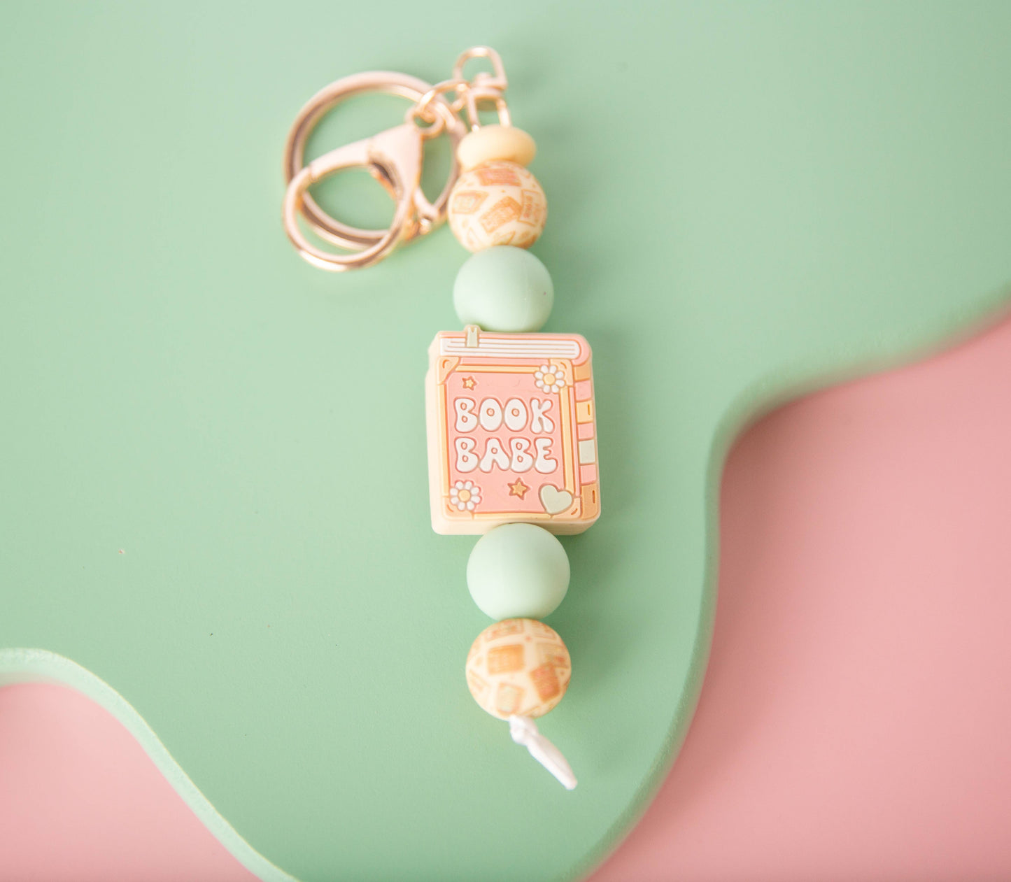 Book Babe Keychain  