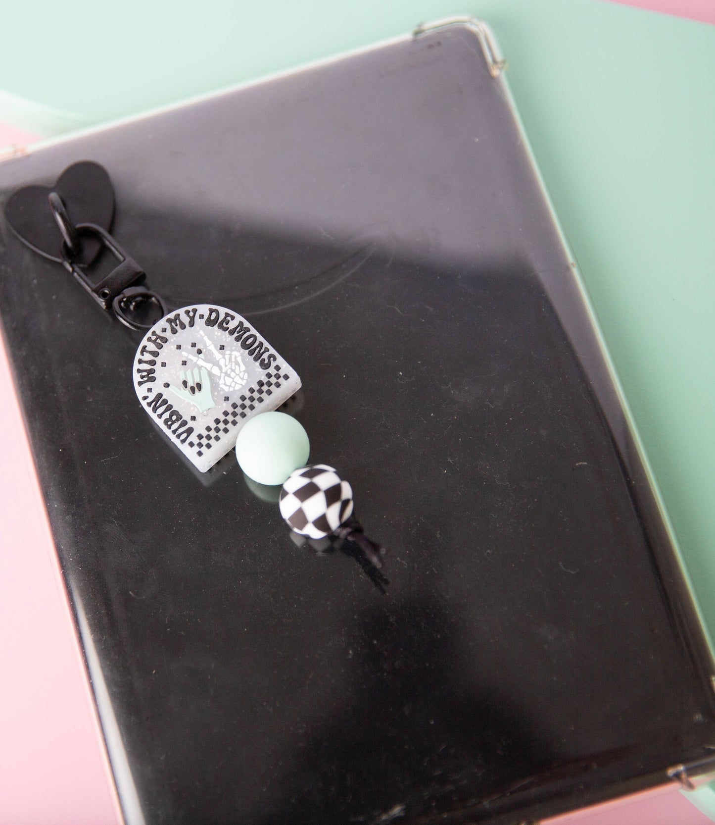 Vibin' With My Demons Kindle Charm